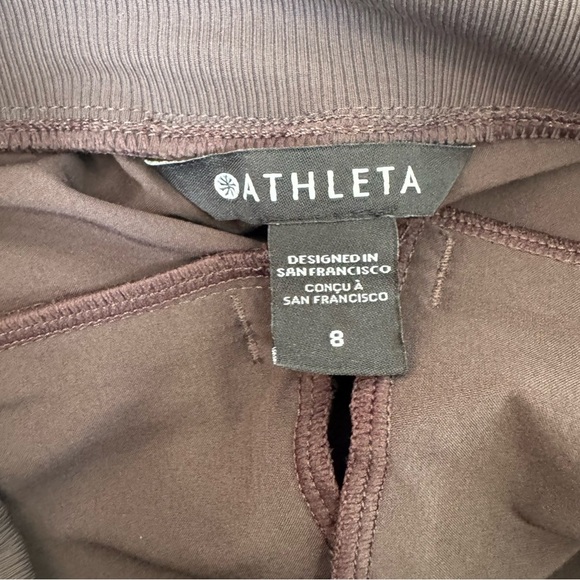 Athleta Brown Nolita Slim Tapered Crop Pants - Picture 4 of 7